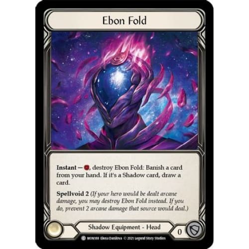 Ebon Fold (MONARCH) 1st Edition Cold Foil - Single