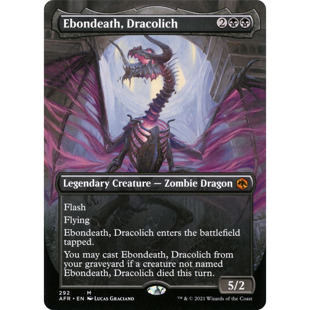 Ebondeath Dracolich (AFR-292) (Borderless) - Single