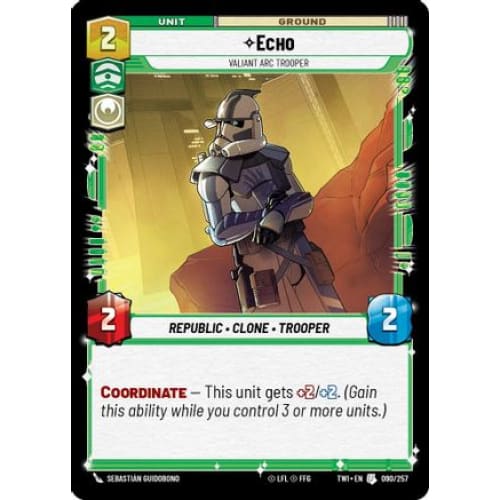 Echo - Valiant Arc Trooper (090/257) Foil - Single