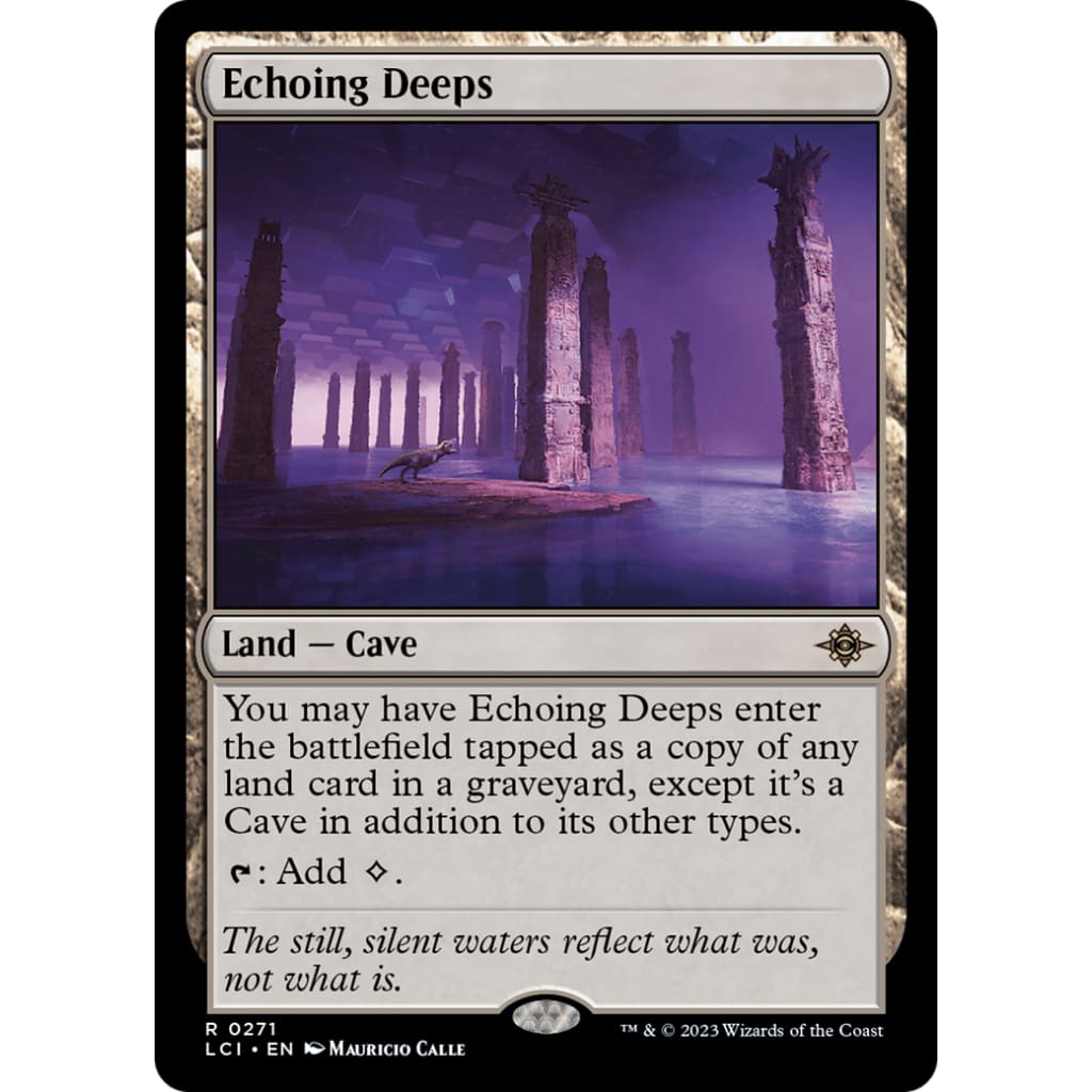 Echoing Deeps (LCI-271) Foil - Single