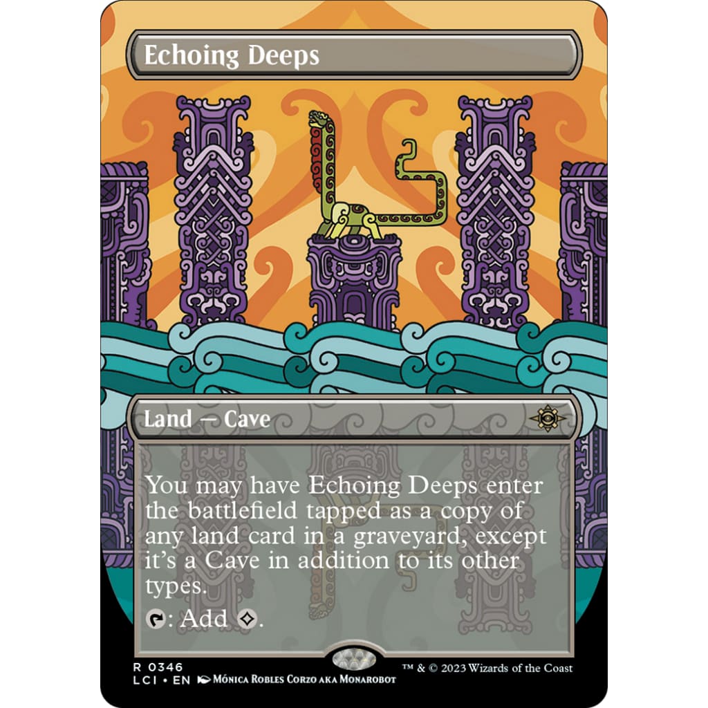 Echoing Deeps (LCI-346) (Borderless) - Single