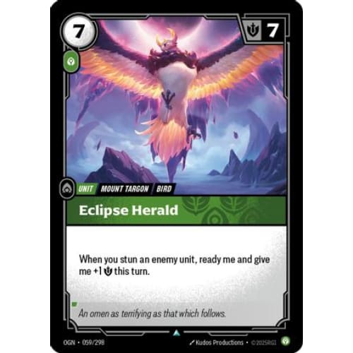 Eclipse Herald (059/298) - Origins - Single