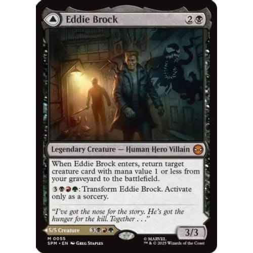 Eddie Brock (SPM-055) Foil - Single