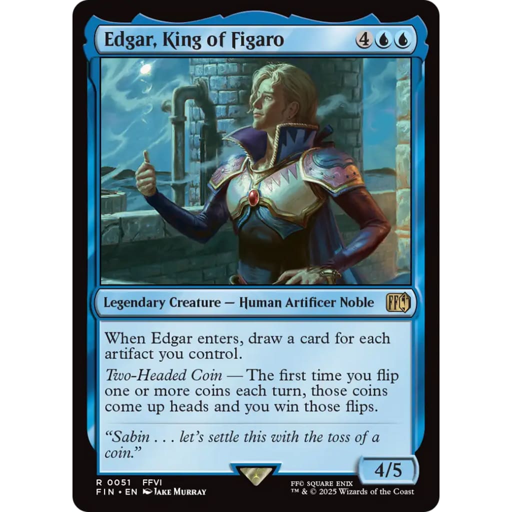 Edgar King of Figaro (FIN-051) Foil - Single