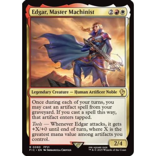 Edgar Master Machinist (FIC-080) - Single