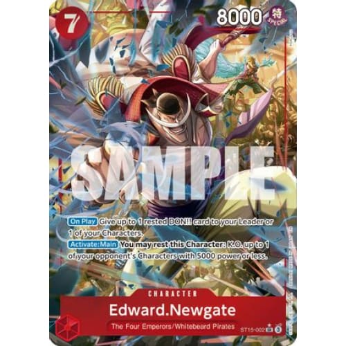 Edward.Newgate - ST15-002 (Alternate Art) SR Premium