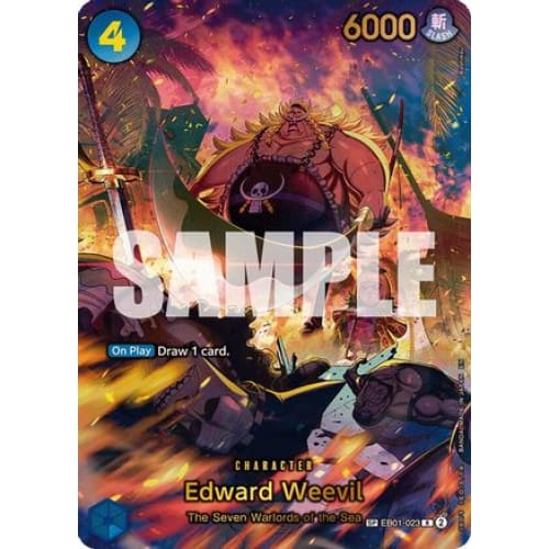 Edward Weevil - EB01-023 (SP) (Alternate Art) R The Azure