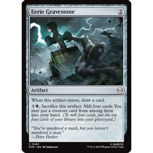 Eerie Gravestone (SPM-163) Foil - Single