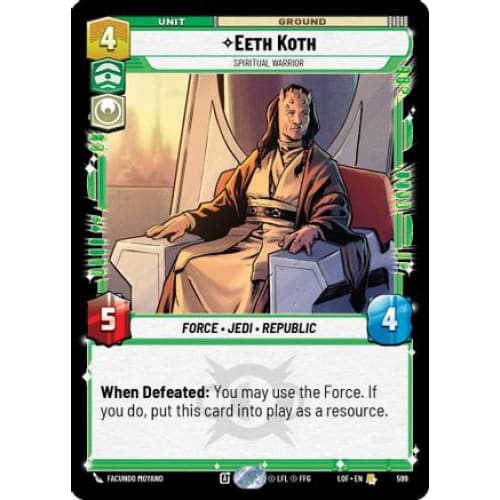 Eeth Koth - Spiritual Warrior (Foil) (599) Foil - Single
