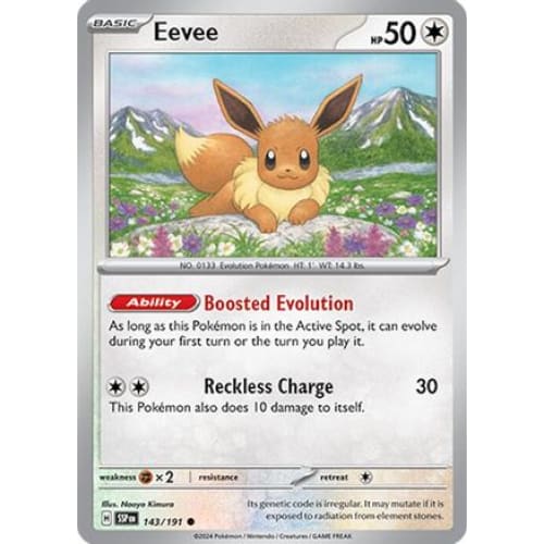 Eevee (143) Common Reverse Holofoil - Single