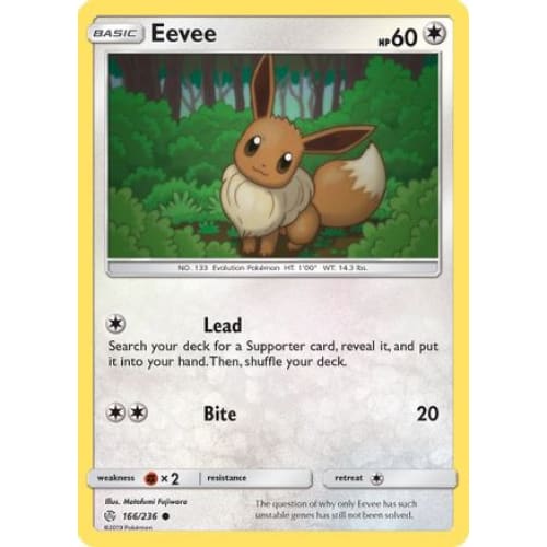 Eevee (166/236) Common Reverse Holofoil - Single