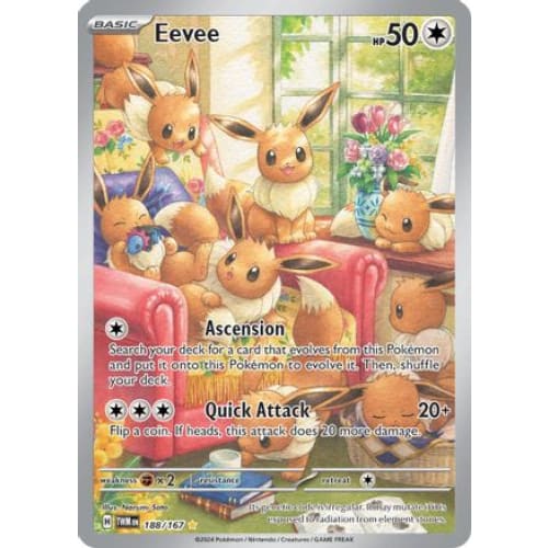 Eevee (188) Illustration Rare Holofoil - Single