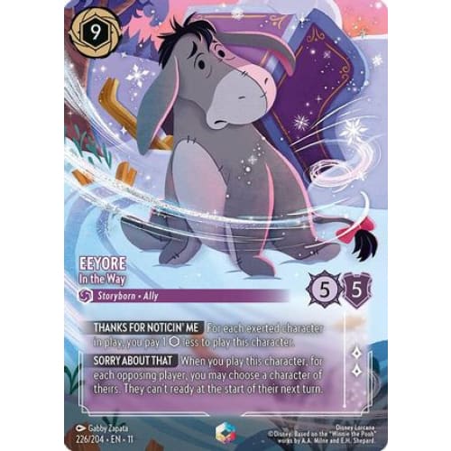 Eeyore - In the Way (Enchanted) (226/204) - Winterspell
