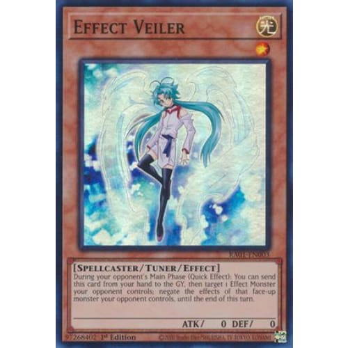 Effect Veiler - RA01-EN003 Super Rare 1st Edition - Single