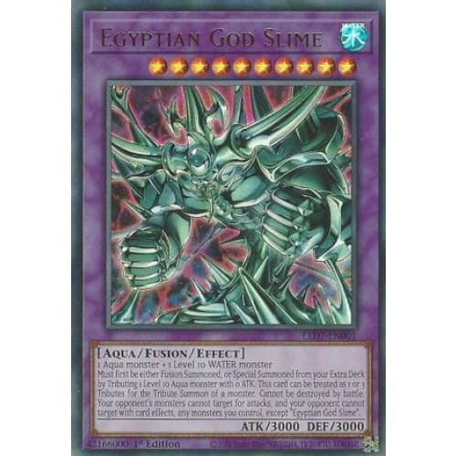 Egyptian God Slime (LED7-EN001) Ultra Rare Unlimited