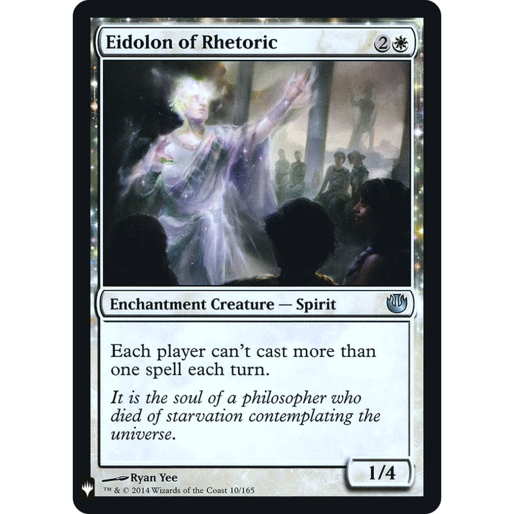Eidolon of Rhetoric (PLST-JOU-10): (nyxtouched) Foil