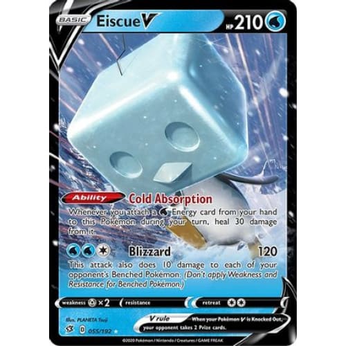 Eiscue V (055/192) Holo Rare Holofoil - Single