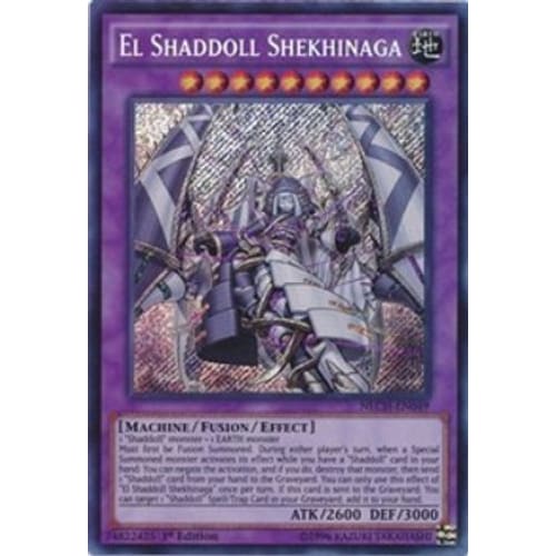 El Shaddoll Shekhinaga (NECH-EN049) Secret Rare Unlimited