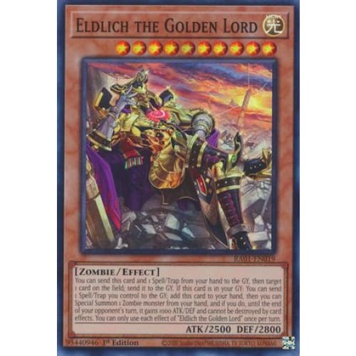 Eldlich the Golden Lord (Alternate Art) - RA01-EN019 Super