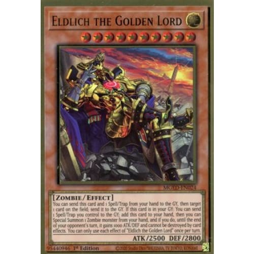 Eldlich the Golden Lord (MGED-EN024) Premium Gold Rare 1st