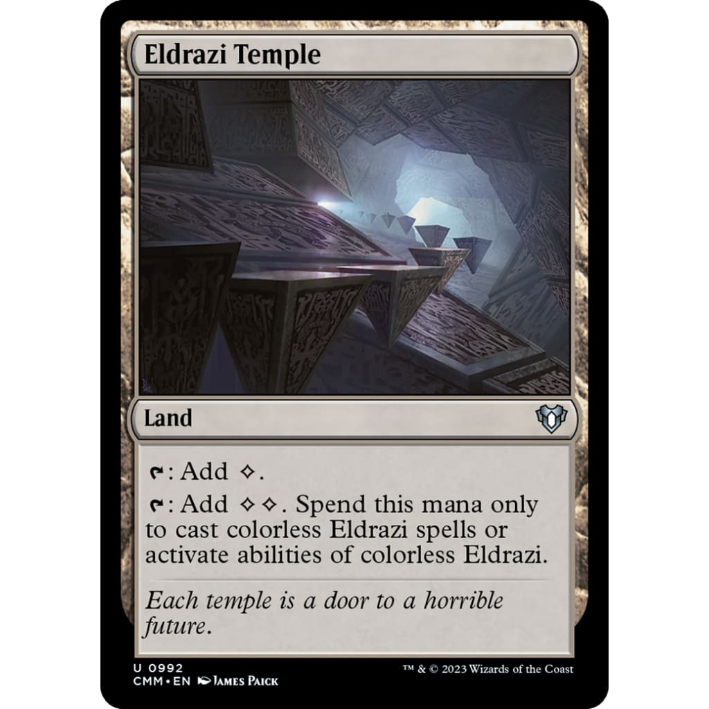 Eldrazi Temple (CMM-992) Foil - Single