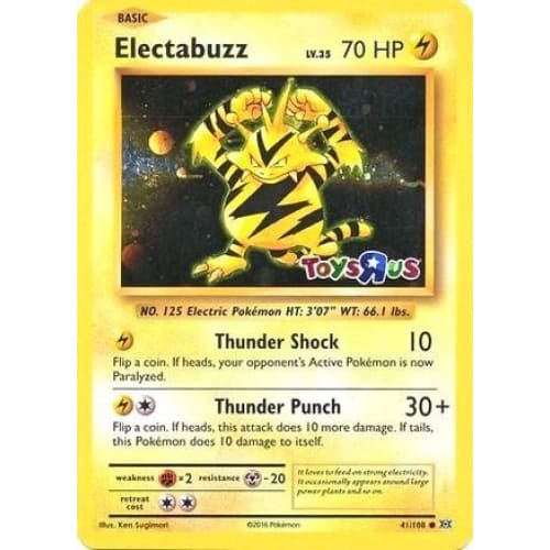 Electabuzz - 41/108 (Toys R Us Promo) (41) Promo Holofoil