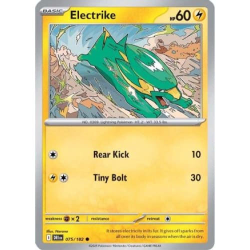Electrike - 075/182 (75) Common Reverse Holofoil - Single