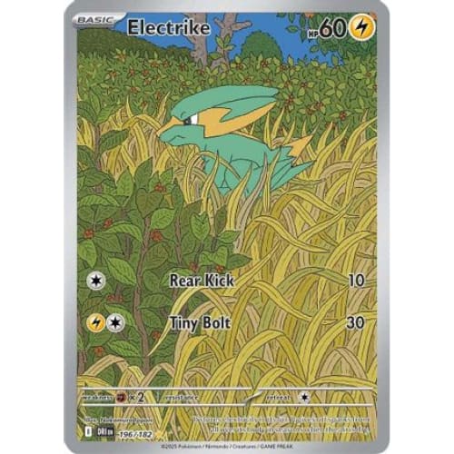 Electrike - 196/182 (196) Illustration Rare Holofoil