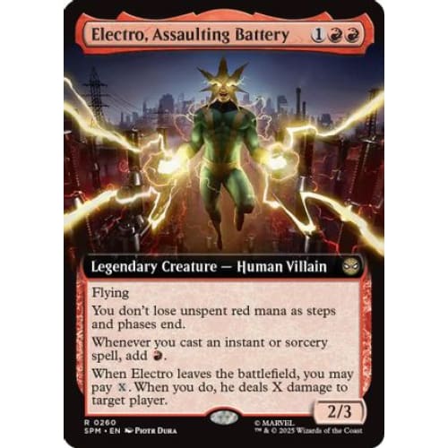 Electro Assaulting Battery (Extended Art) (SPM-260) - Single