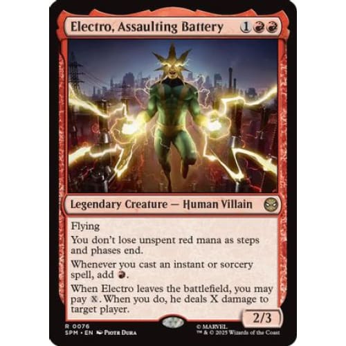 Electro Assaulting Battery (SPM-076) Foil - Single