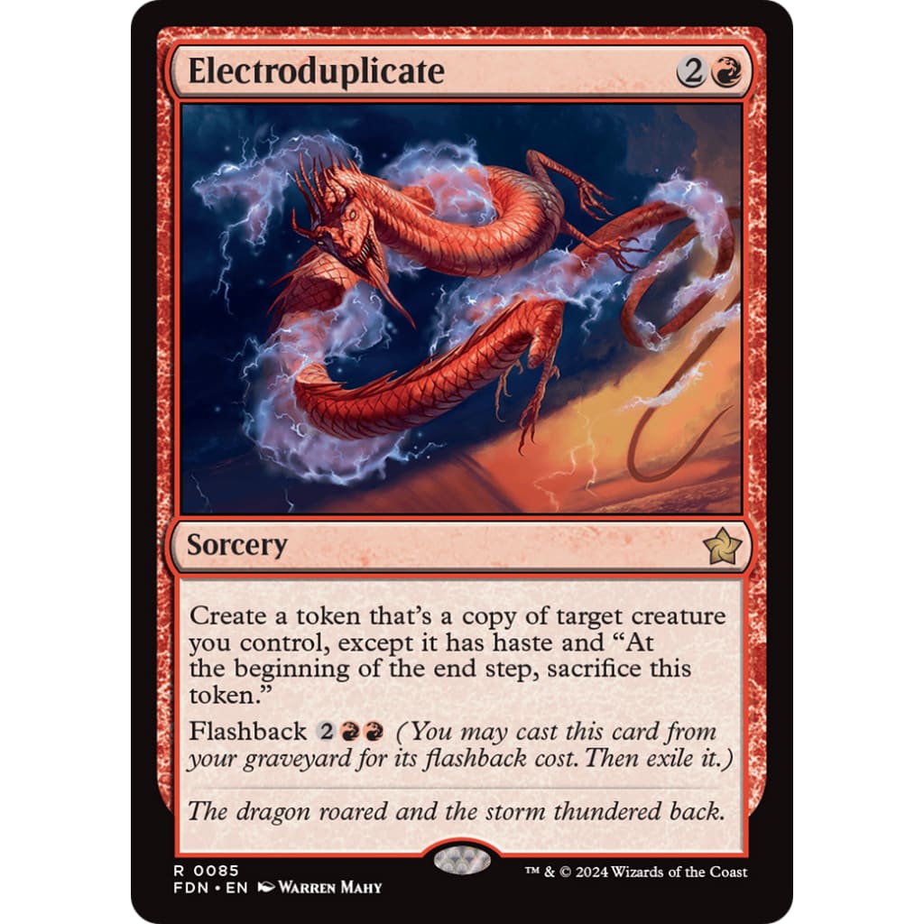 Electroduplicate (FDN-085) Foil - Single