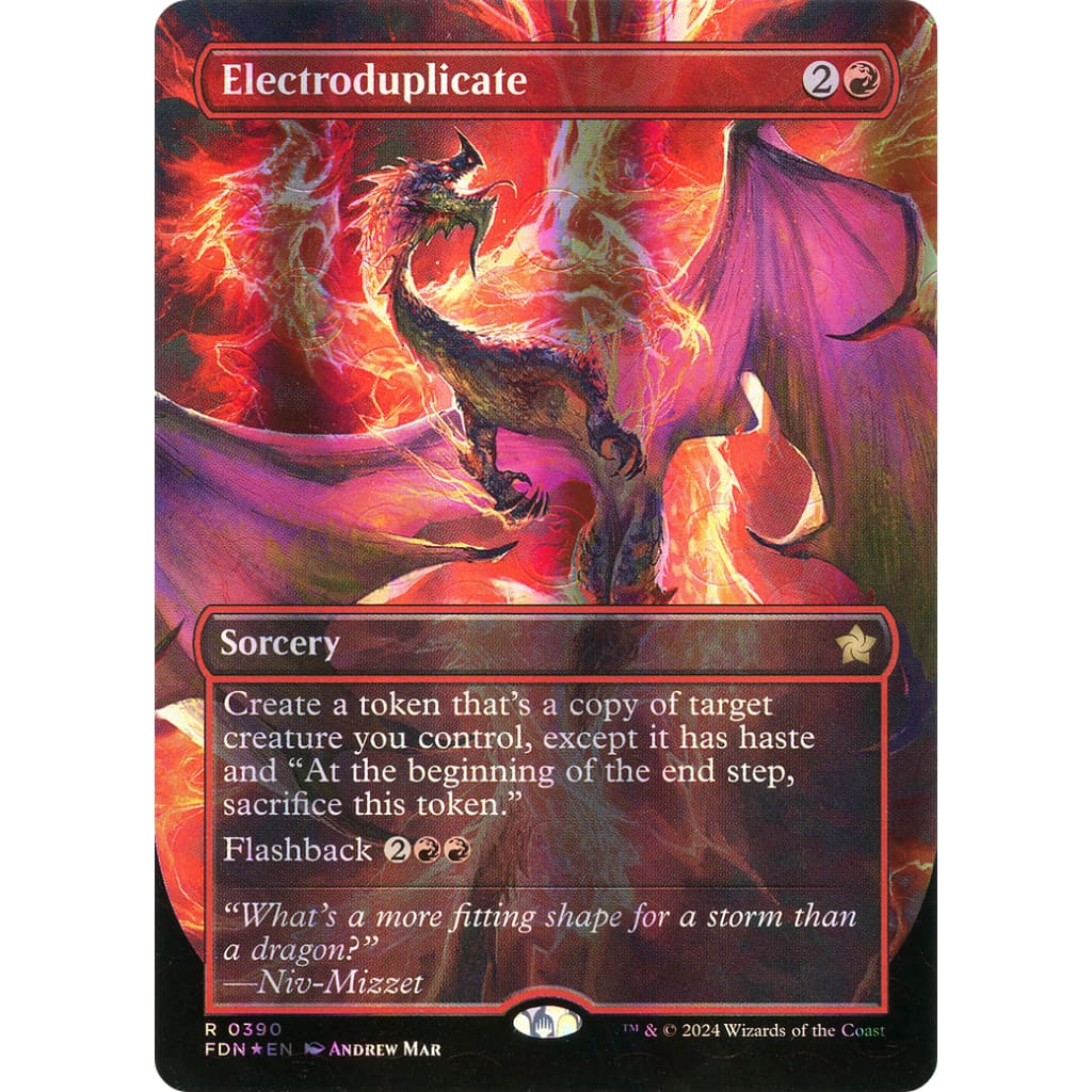 Electroduplicate (FDN-390) (Borderless) Foil - Single