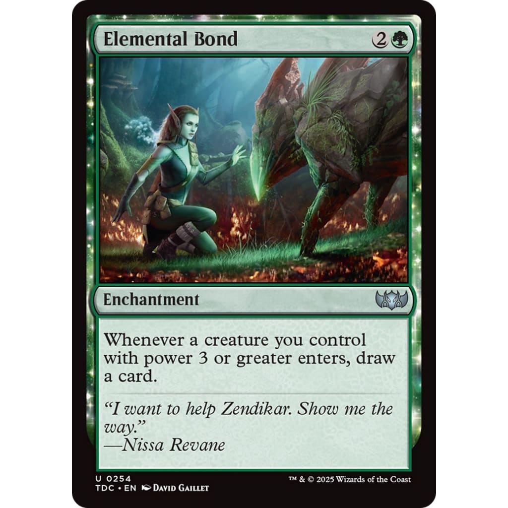 Elemental Bond (TDC-254): (enchantment) - Single