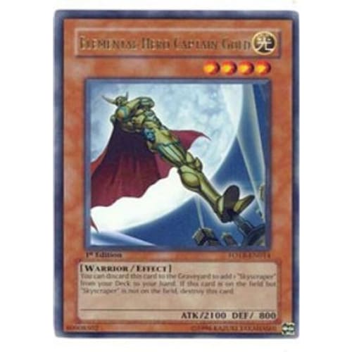 Elemental Hero Captain Gold (FOTB-EN014) Ultra Rare