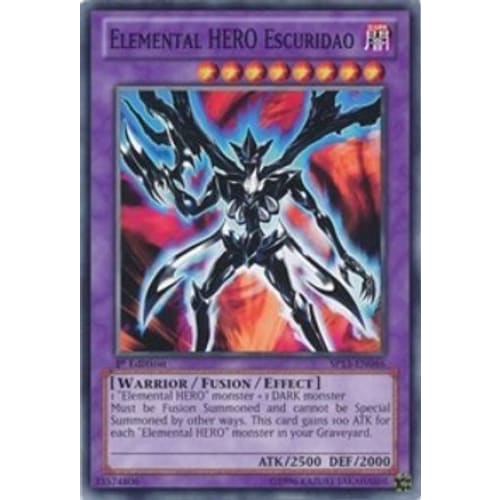 Elemental HERO Escuridao (SP13-EN046) Common / Short Print