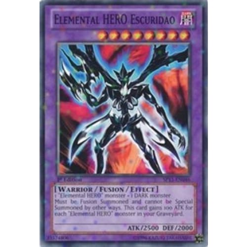 Elemental HERO Escuridao (Starfoil) (SP13-EN046) Starfoil