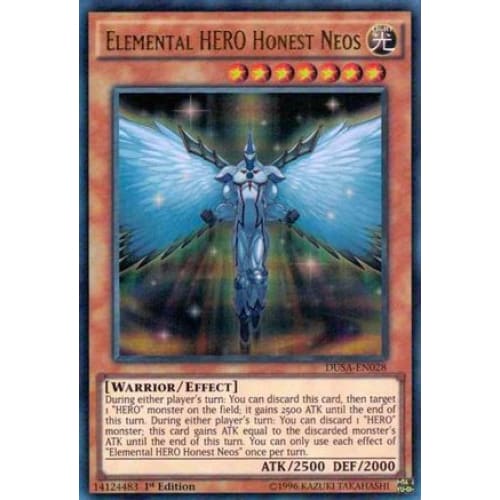 Elemental HERO Honest Neos (DUSA-EN028) Ultra Rare 1st