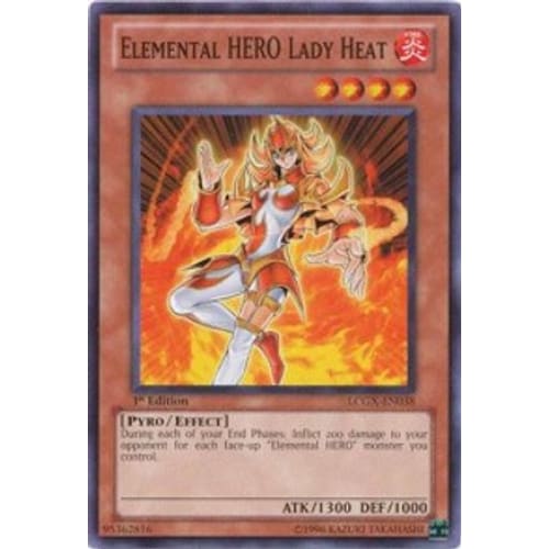 Elemental HERO Lady Heat (LCGX-EN038) Common / Short Print