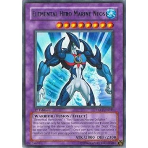 Elemental Hero Marine Neos (TAEV-EN041) Rare 1st Edition