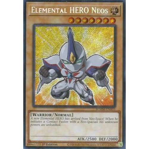 Elemental HERO Neos - BLMM-EN003 Secret Rare 1st Edition