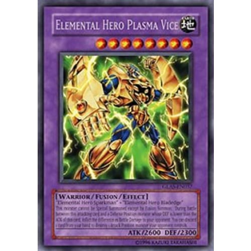 Elemental Hero Plasma Vice (GLAS-EN037) Secret Rare