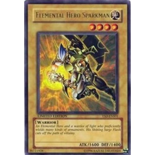 Elemental HERO Sparkman (YSD-ENS01) Ultra Rare Limited
