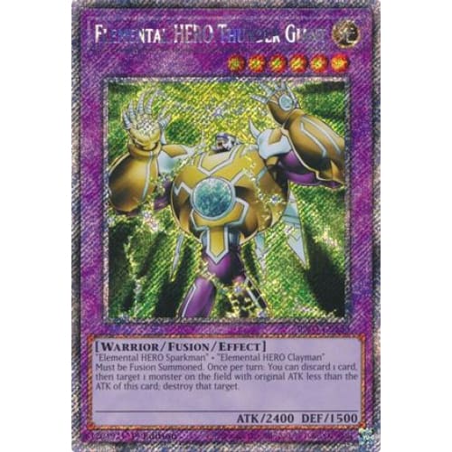 Elemental HERO Thunder Giant (Platinum Secret Rare)