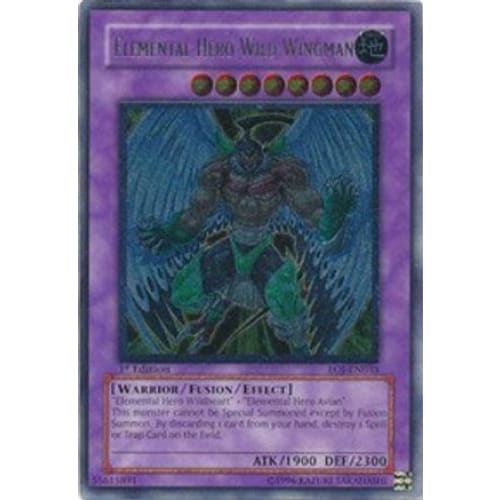 Elemental Hero Wild Wingman (UTR) (EOJ-EN035) Ultimate Rare