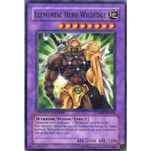 Elemental HERO Wildedge (MF02-EN002) Rare Limited - Single