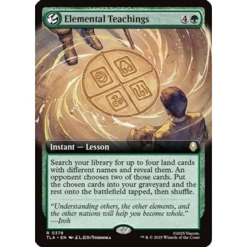 Elemental Teachings (Extended Art) (TLA-378) Foil - Single