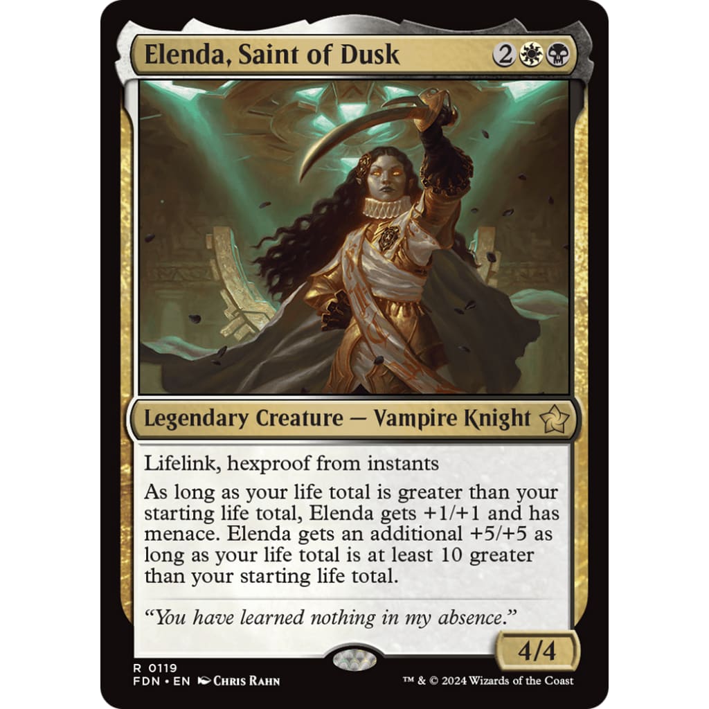 Elenda Saint of Dusk (FDN-119) - Single