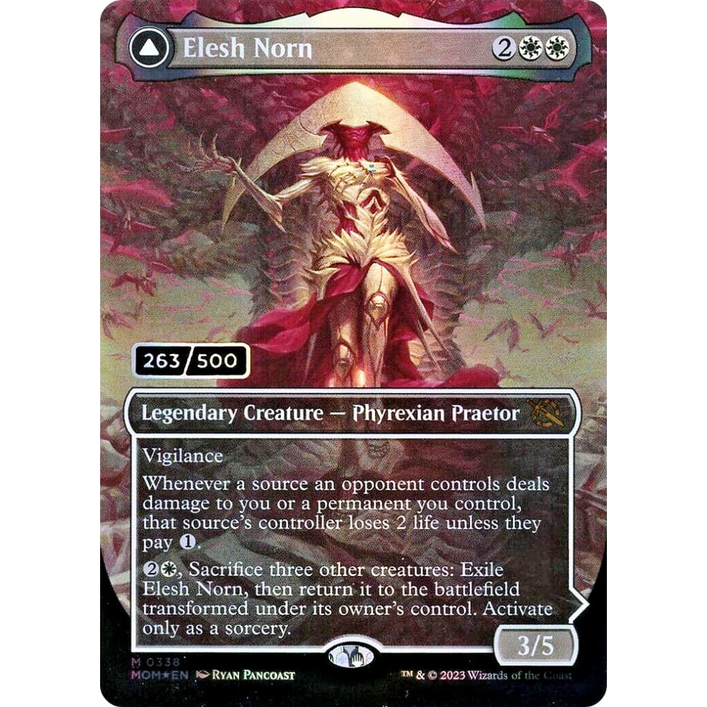 Elesh Norn // The Argent Etchings (MOM-338) (Borderless)