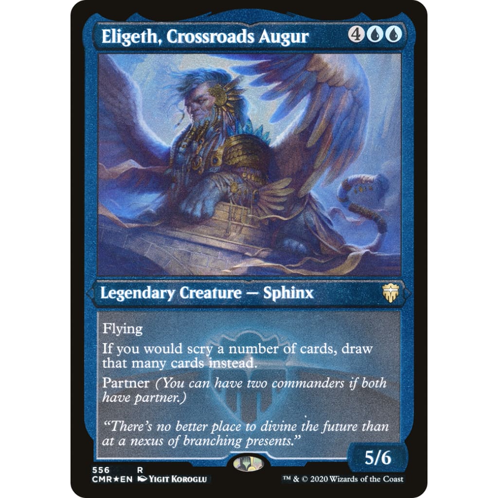 Eligeth Crossroads Augur (CMR-556) Etched Foil - Single