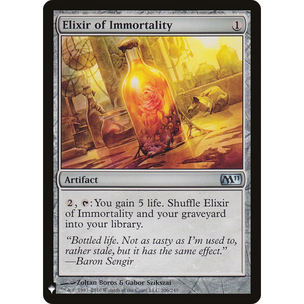 Elixir of Immortality (PLST-M11-206) - Single